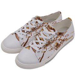 Skull Bone Skeleton Bones Women s Low Top Canvas Sneakers