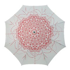 Mandala Pretty Design Pattern Golf Umbrellas