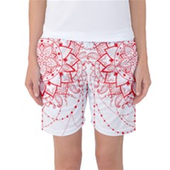 Mandala Pretty Design Pattern Women s Basketball Shorts