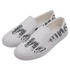 Word Money Million Dollar Men s Canvas Slip Ons