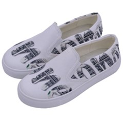 Word Money Million Dollar Kids  Canvas Slip Ons by Sapixe