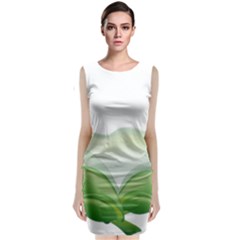 Pearl Drop Flower Plant Classic Sleeveless Midi Dress by Sapixe