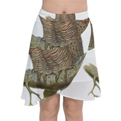 Bird Owl Animal Vintage Isolated Chiffon Wrap by Sapixe