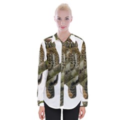 Owl Bird Womens Long Sleeve Shirt