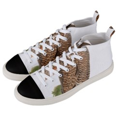 Bird Owl Animal Vintage Isolated Men s Mid-top Canvas Sneakers by Sapixe