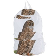 Bird Owl Animal Vintage Isolated Foldable Lightweight Backpack
