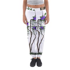 Image Cropped Tree With Flowers Tree Women s Jogger Sweatpants by Sapixe