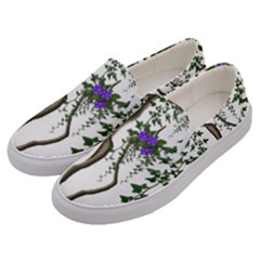 Image Cropped Tree With Flowers Tree Men s Canvas Slip Ons