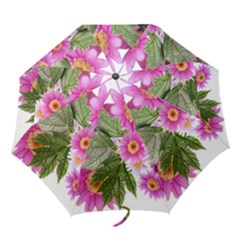 Daisies Flowers Arrangement Summer Folding Umbrellas by Sapixe