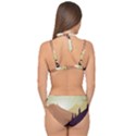 Sky Art Silhouette Panoramic Double Strap Halter Bikini Set View2