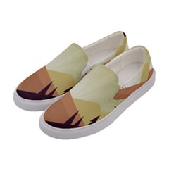 Sky Art Silhouette Panoramic Women s Canvas Slip Ons by Sapixe