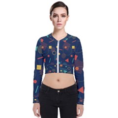 Background Backdrop Geometric Bomber Jacket