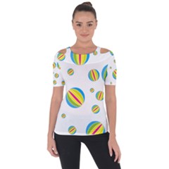 Balloon Ball District Colorful Short Sleeve Top