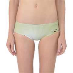 Sky Art Silhouette Panoramic Classic Bikini Bottoms