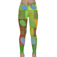 Easter Egg Happy Easter Colorful Classic Yoga Leggings by Sapixe
