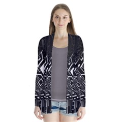 Technoid Future Robot Science Drape Collar Cardigan by Sapixe