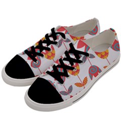 Flowers Men s Low Top Canvas Sneakers by luizavictorya72