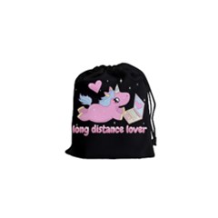 Long Distance Lover - Cute Unicorn Drawstring Pouches (xs) 