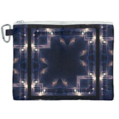 Cosmos Kaleidoscope Art Pattern Canvas Cosmetic Bag (xxl)