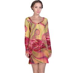 Arrangement Butterfly Aesthetics Long Sleeve Nightdress