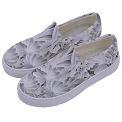 Pattern Motif Decor Kids  Canvas Slip Ons