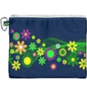 Flower Power Flowers Ornament Canvas Cosmetic Bag (XXXL) View1