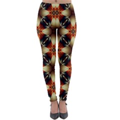 Kaleidoscope Image Background Lightweight Velour Leggings