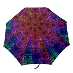 Rainbow Grid Form Abstract Folding Umbrellas by Sapixe