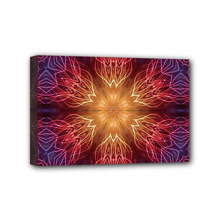 Fractal Abstract Artistic Mini Canvas 6  x 4 