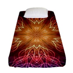 Fractal Abstract Artistic Fitted Sheet (single Size)