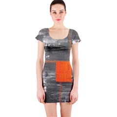 Background Texture Pastellfarben Short Sleeve Bodycon Dress