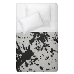 Fabric Texture Painted White Soft Duvet Cover (single Size) by Sapixe