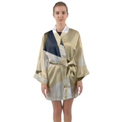 Fabric Textile Texture Abstract Long Sleeve Kimono Robe