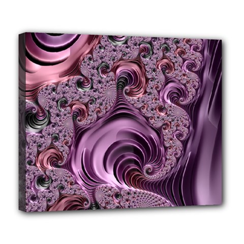 Abstract Art Fractal Art Fractal Deluxe Canvas 24  X 20   by Sapixe