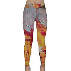 Painting Macro Color Oil Paint Classic Yoga Leggings by Sapixe