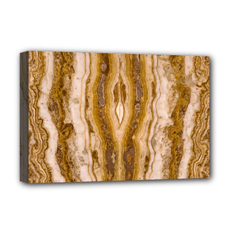 Marble Wall Surface Pattern Deluxe Canvas 18  X 12   by Sapixe