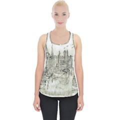 Pencil Drawing Drawing Port Piece Up Tank Top by Sapixe