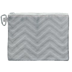 White Fabric Pattern Textile Canvas Cosmetic Bag (xxl)