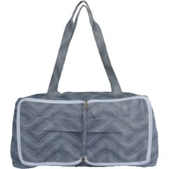 White Fabric Pattern Textile Multi Function Bag	