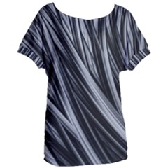 Fractal Mathematics Abstract Women s Oversized Tee