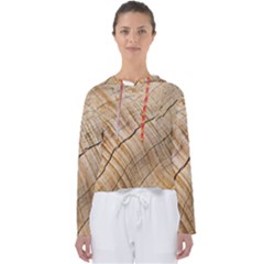 Abstract Brown Tree Timber Pattern Women s Slouchy Sweat by Sapixe