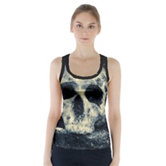 Skull Racer Back Sports Top by FunnyCow