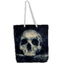 Skull Full Print Rope Handle Tote (Large) View2