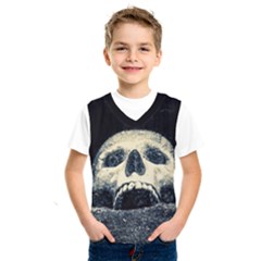Smiling Skull Kids  Sportswear by FunnyCow