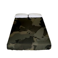 Country Boy Fishing Camouflage Pattern Fitted Sheet (full/ Double Size) by Bigfootshirtshop