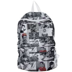 Frida Kahlo Pattern Foldable Lightweight Backpack by Valentinaart