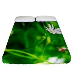 Inside The Grass Fitted Sheet (queen Size) by FunnyCow