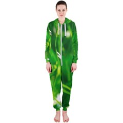 Inside The Grass Hooded Jumpsuit (ladies)  by FunnyCow