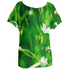 Inside The Grass Women s Oversized Tee