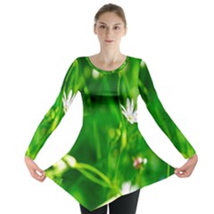 Inside The Grass Long Sleeve Tunic  by FunnyCow